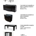 Set dining lux stil Art Deco din lemn masiv mahon - 14 piese de colectie